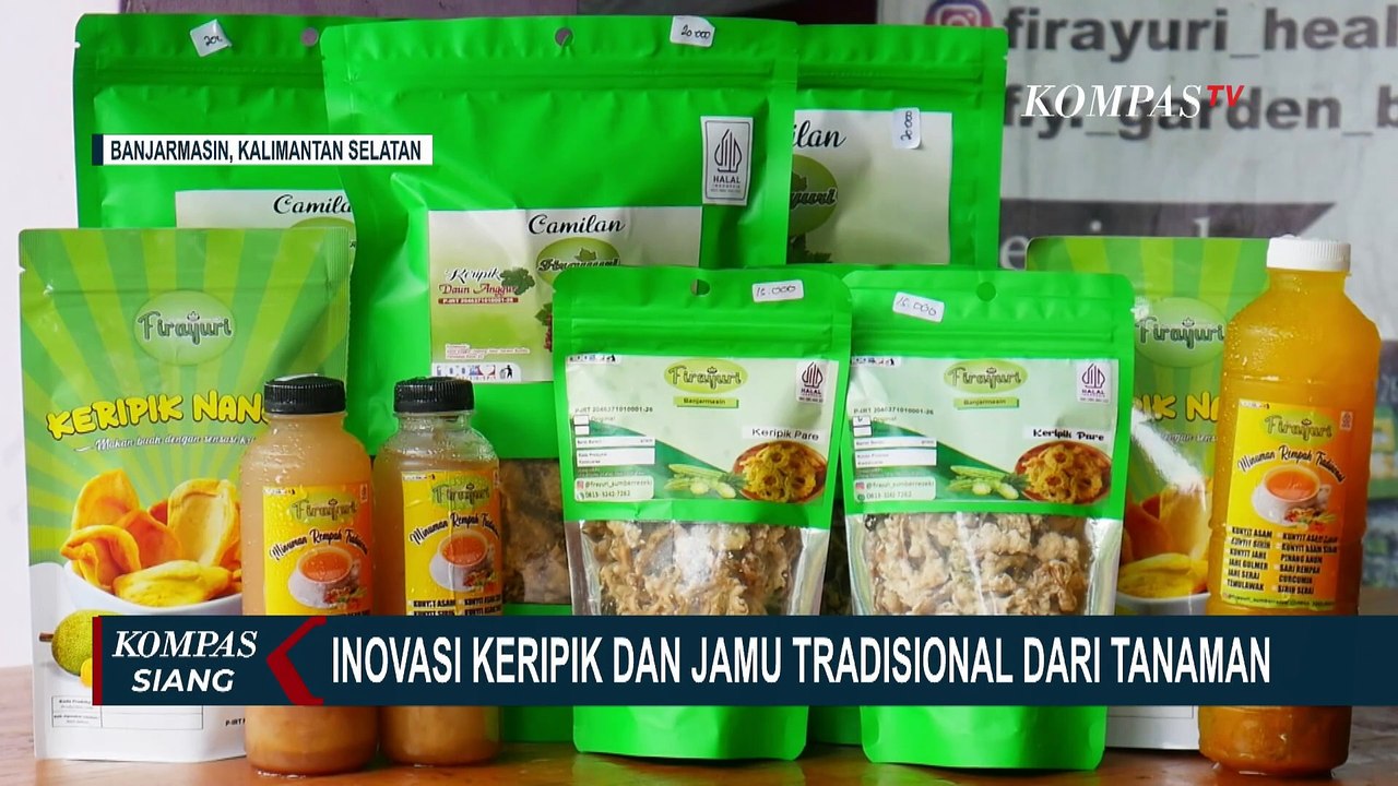 Seorang Ibu Asal Banjarmasin Buat Inovasi Bisnis Keripik dan Jamu Tradisional dari Daun Anggur!