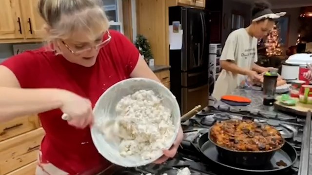 Mum-of-eight spends just $12k annually on food and still cooks for her adult kids