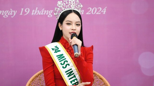 Hoa hậu Huỳnh Thị Thanh Thủy chia sẻ về hành trình chinh phục vương miện Hoa hậu Quốc tế 2024