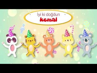 İyi ki Doğdun KEMAL - İsme Özel Kırmızı Balık Doğum Günü Şarkısı