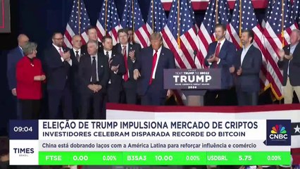 Eleição de Donald Trump nos EUA impulsiona mercado de criptos; Mariana Almeida analisa