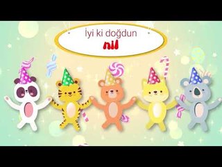İyi ki Doğdun NİL - İsme Özel Kırmızı Balık Doğum Günü Şarkısı