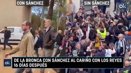 De la bronca con Sánchez al cariño con los Reyes 16 días después
