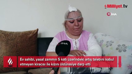 Ev sahibinden demir sopalı saldırı! 'Seni bu oğlunun acısıyla yaşatacağım'