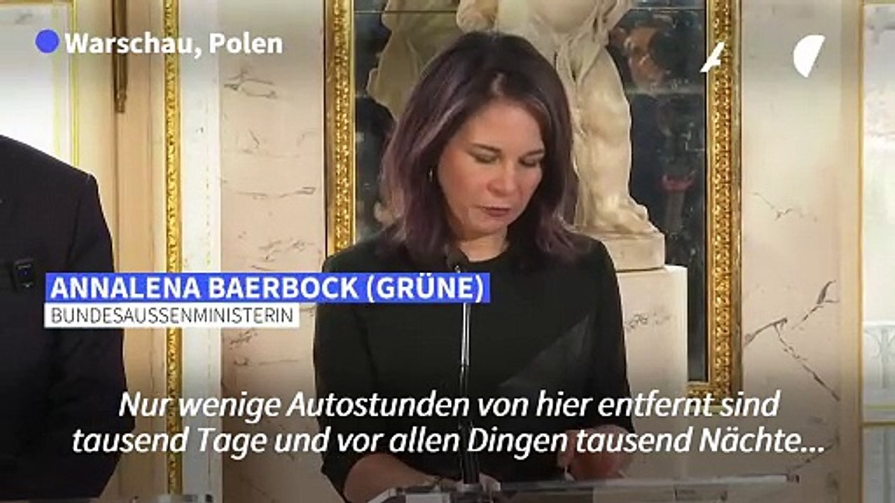 Baerbock dringt auf mehr Unterstützung für die Ukraine