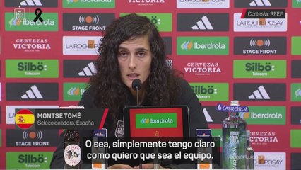 Montse Tomé rueda de prensa