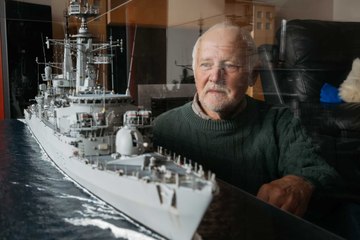 Impressive Naval Ship Model Wins Best in Show Award