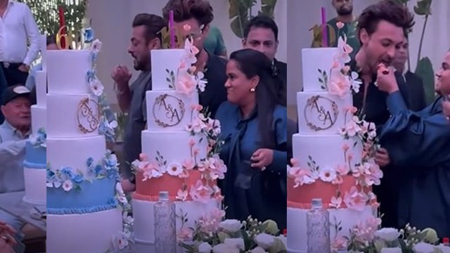 Salman Khan Celebrates Salim Khan & Arpita Ayush Wedding Anniversary, Cake Cutting Video Viral