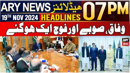 ARY News 7 PM Headlines | 19th Nov 2024 | Apex Committee Meeting Important Details