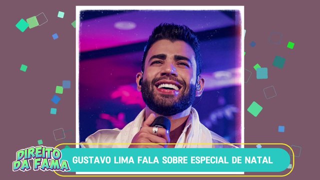Gustavo Lima revela detalhes do seu especial de Natal no SBT.