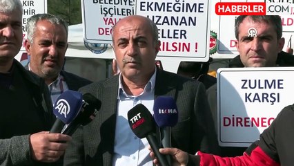 Diyarbakır'da İşten Çıkarılan İşçiler Eylemde