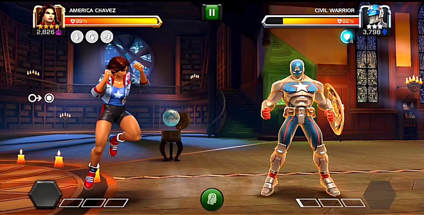 America chavez Vs civil warrior amazing Fightin...