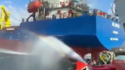 İstanbul- Marmara Denizi'nde 2 kişinin öldüğü gemi yangınının yeni görüntüleri ortaya çıktı