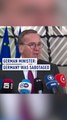 German minister: Germany was sabotaged