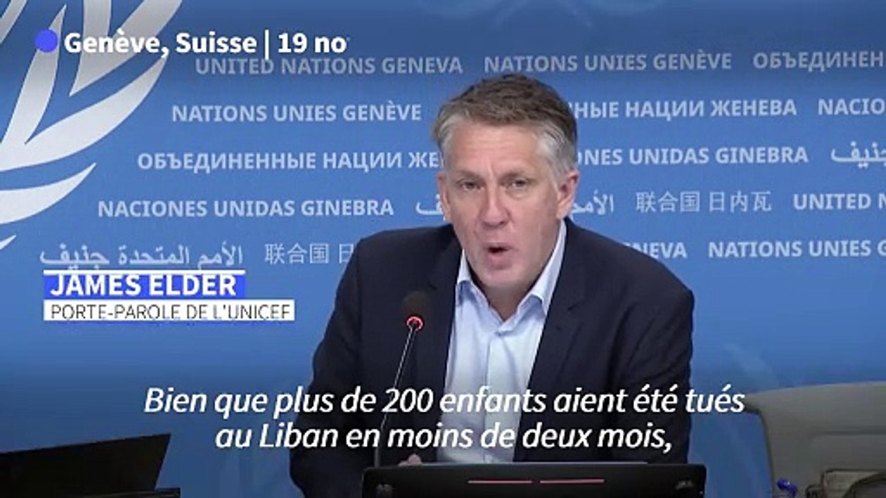 Liban: plus de 200 enfants tués en moins de deux mois (Unicef)