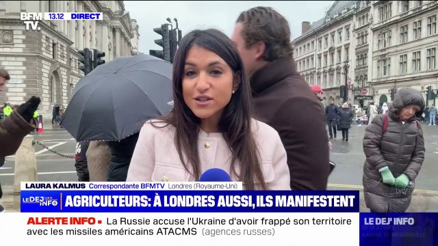 Royaume-Uni: des milliers d'agriculteurs britanniques rassemblés à Londres pour protester contre une taxe sur la succession de certaines fermes