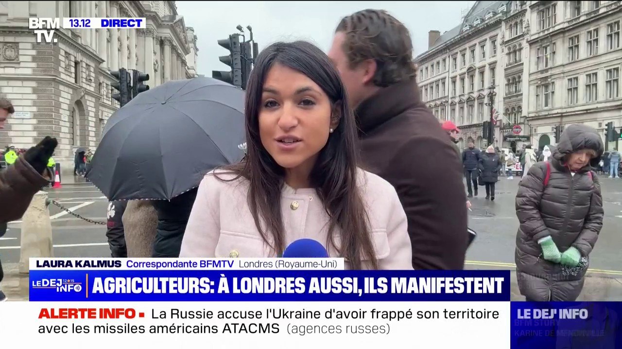 Royaume-Uni: des milliers d'agriculteurs britanniques rassemblés à Londres pour protester contre une taxe sur la succession de certaines fermes