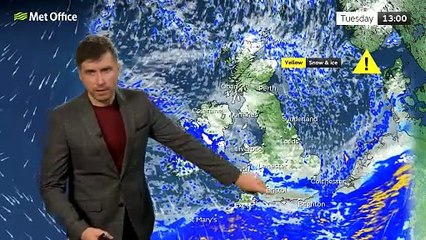 Met Office Tuesday Afternoon Weather Forecast 19/11/2024