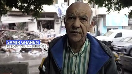 Des Libanais en état de choc après une frappe israélienne meurtrière sur le centre de Beyrouth