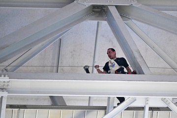 AT&T Stadium metal debris falls at Cowboys game vs Texans