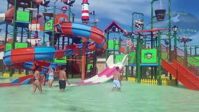 Como é o Parque Aquatico Kawana - Caldas Novas, Turbilhao Gigante, Maior Parque Aquático Infantil da América Latina