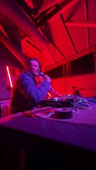 Alejandro Toquero durante la fiesta joven de Tudela