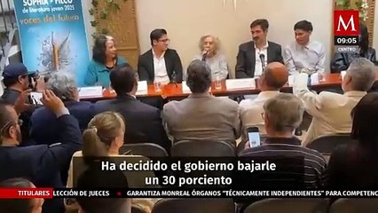 Elena Poniatowska señala que reducción de presupuesto a cultura "es muy grave"