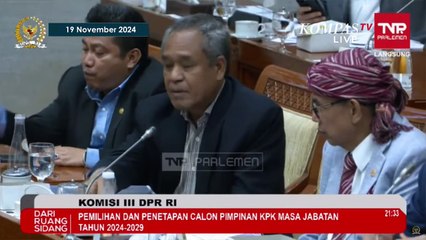 Capim KPK Agus Joko Pramono Dapat Sinyal Positif dari Benny K Harman: Mudah-mudahan Jadi