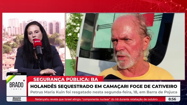 HOLANDÊS É SEQUESTRADO EM BARRA DE POJUCA - BA