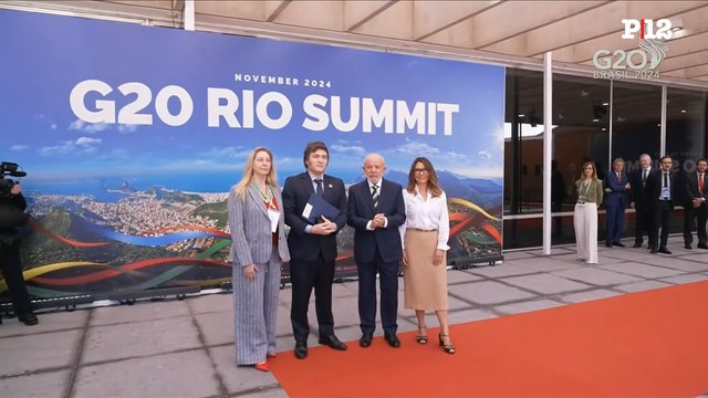 Milei y Lula se saludaron en el arribo de líderes en la cumbre del G20 en Río de Janeiro