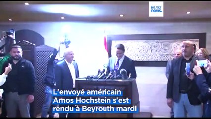 L'envoyé spécial du président américain à Beyrouth après une nuit de bombardements