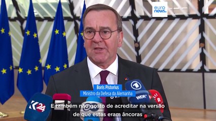 Danos em cabos submarinos foram "sabotagem", afirma o ministro da defesa alemão