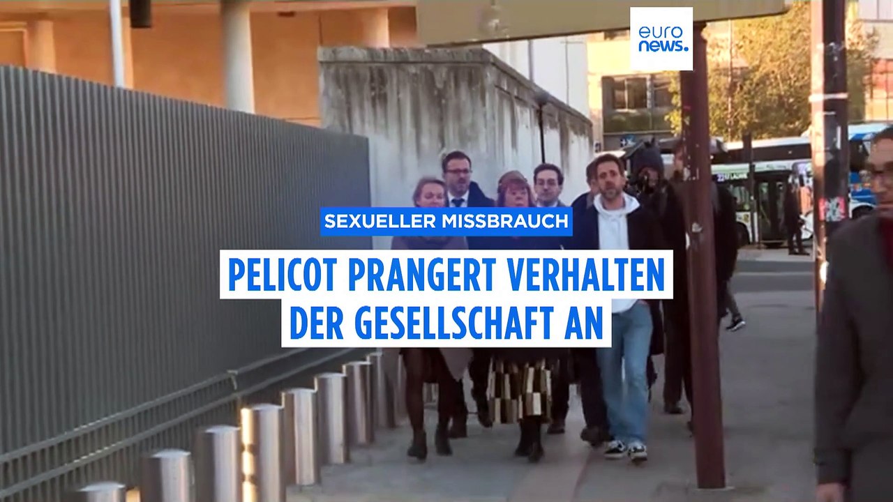 Sexueller Missbrauch: Pelicot prangert Verhalten der Gesellschaft an