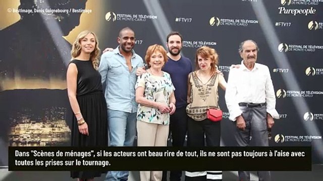 On a dit stop : Un couple de Scènes de ménages, très mal à l'aise sur le tournage, se refuse à tourner des prises