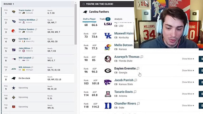 2025 NFL Mock Draft | Ashton Jeanty Falls?