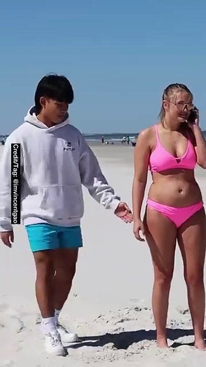 Vincent's Beach Brawl With Her Boyfriend!!