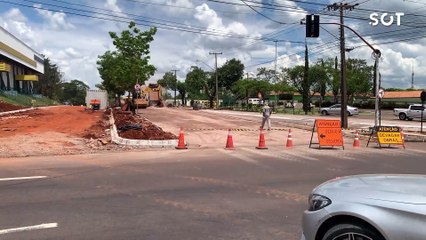 Obras na Avenida Carlos Gomes entram na reta final, mas com prazo prorrogado