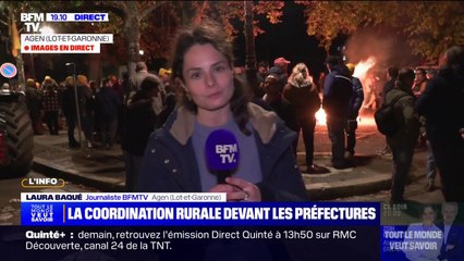 Crise agricole: à Agen, des agriculteurs refusent de quitter la préfecture avant d'avoir échangé avec la ministre
