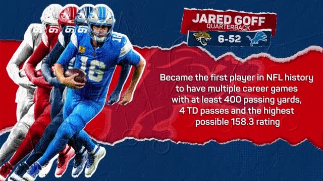 NFL Pick 6: Week 11 - Goff and St. Brown roar in big Lions win