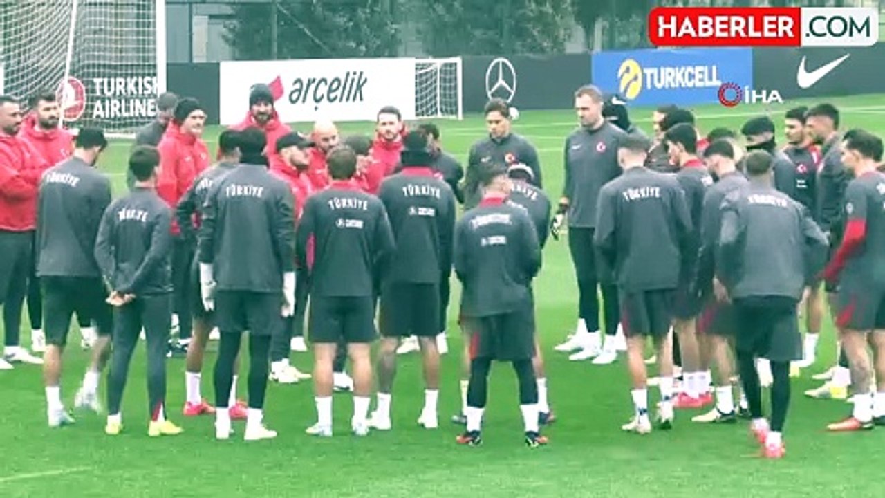 Karadağ-Türkiye maçının ilk 11'leri belli oldu