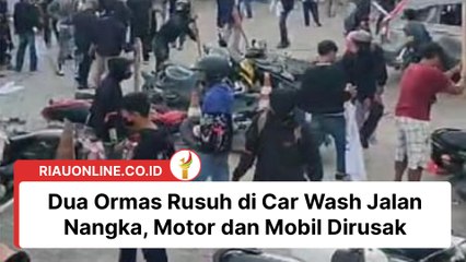 Dua Ormas Rusuh di Car Wash Jalan Nangka, Motor dan Mobil Dirusak