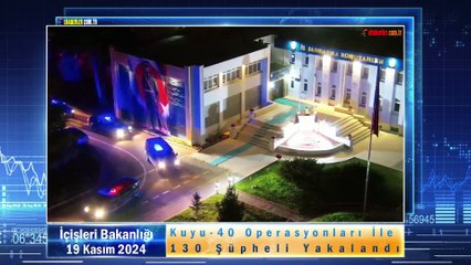 Kuyu-40 Operasyonları İle 130 Şüpheli Yakalandı