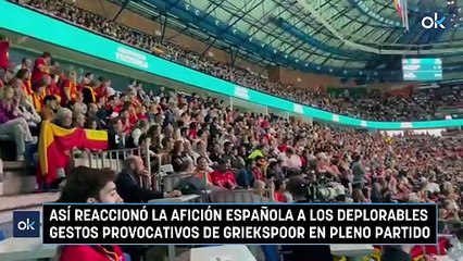 Así reaccionó la afición española a los deplorables gestos provocativos de Griekspoor en pleno partido