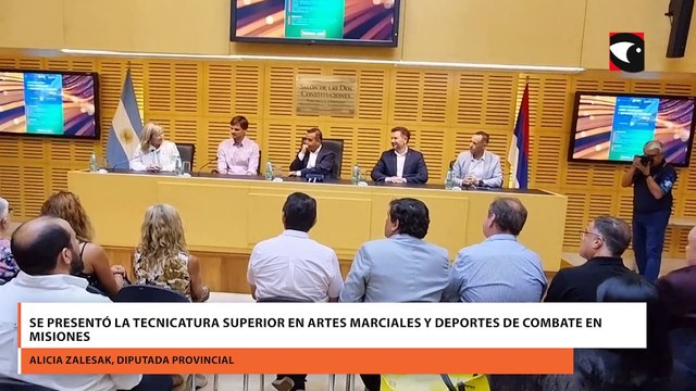 Se presentó la tecnicatura Superior en Artes Marciales y Deportes de Combate en Misiones