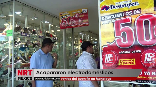 Acapararon electrodomésticos ventas del buen fin en Monclova