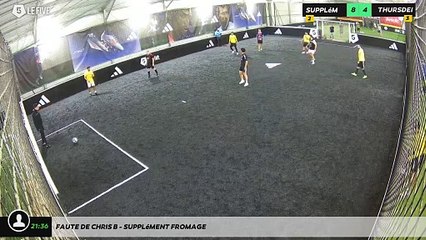 Faute de Chris B - Supplément Fromage