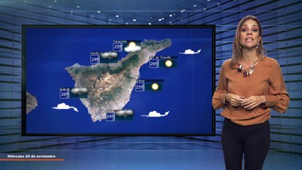 La previsión del tiempo en Canarias para el 20 de noviembre de 2024, en Atlántico Televisión.