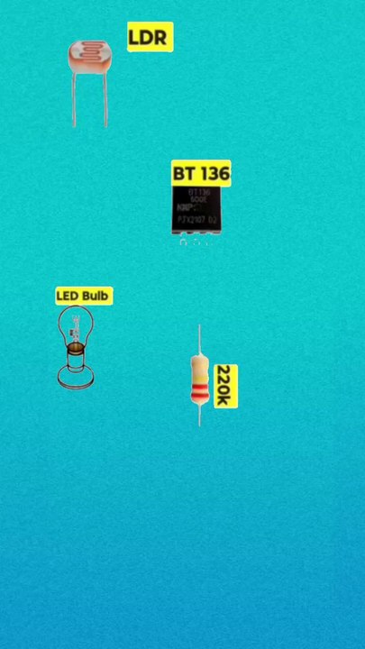 Bt136 Day Night Auto On Off Led Circuit With Ldr circuit