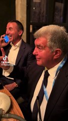 Laporta también le pega a la shisha en su viaje exótico por Azerbaiyán: "Es mi favorita"