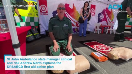 St John Ambulance visits Wagga Bunnings